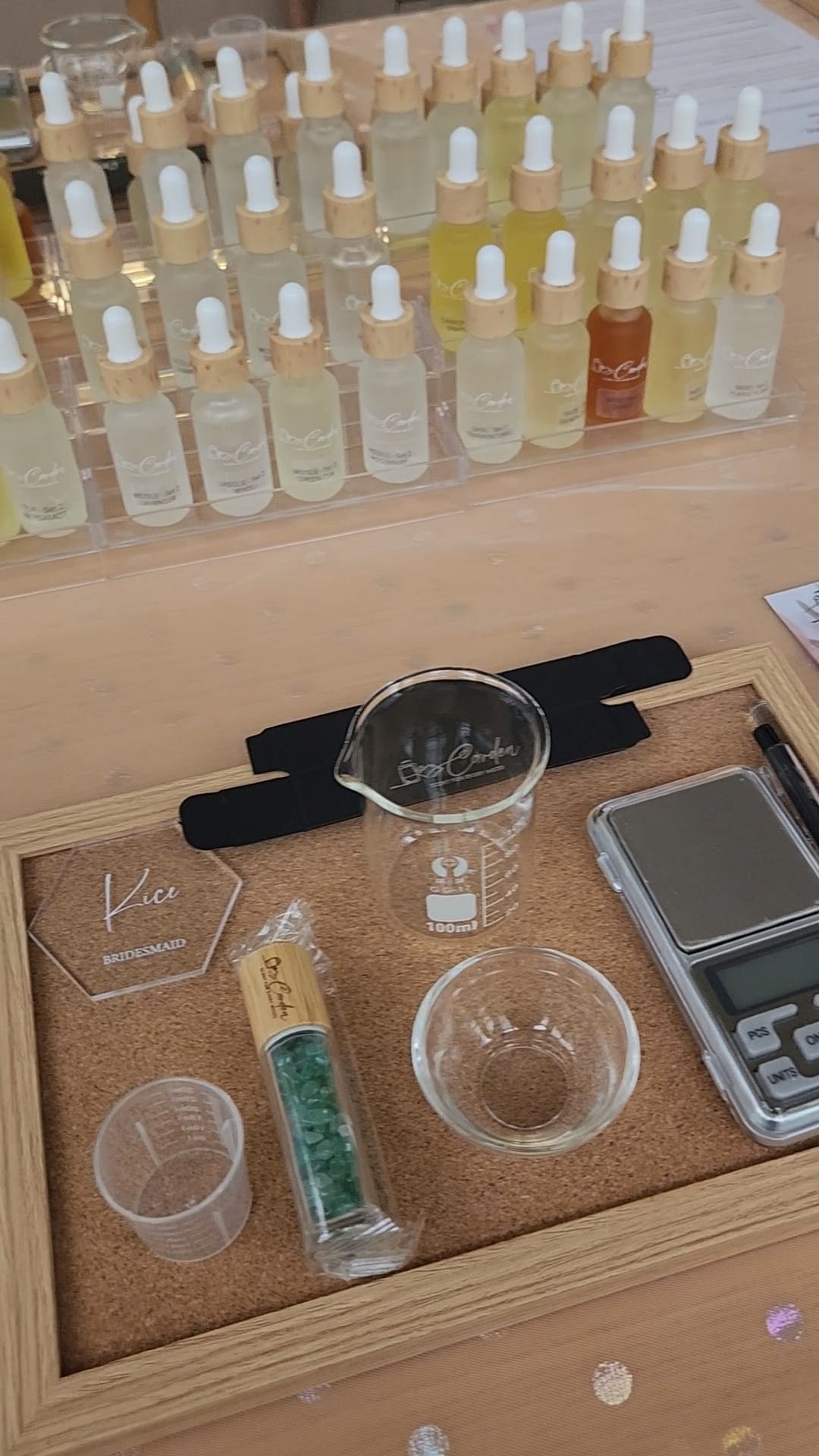 Perfume making workshop
