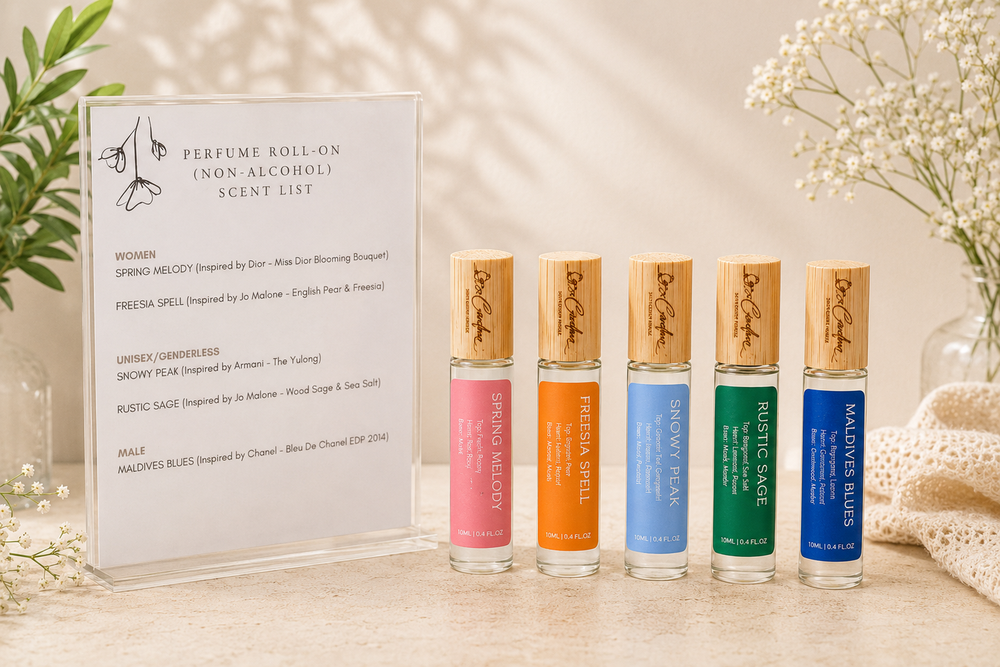 Perfume Roll-on 10ml (Non-Alcohol)