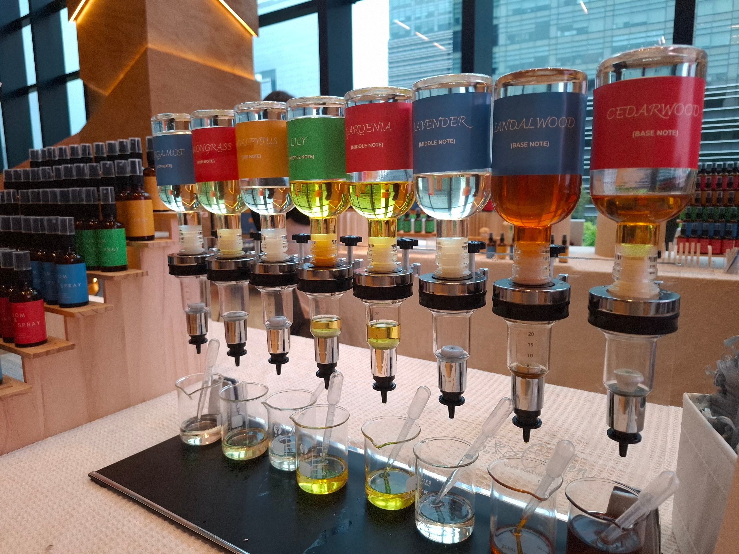 Live station setup splashed with Google colours for Google's Wellbeing day