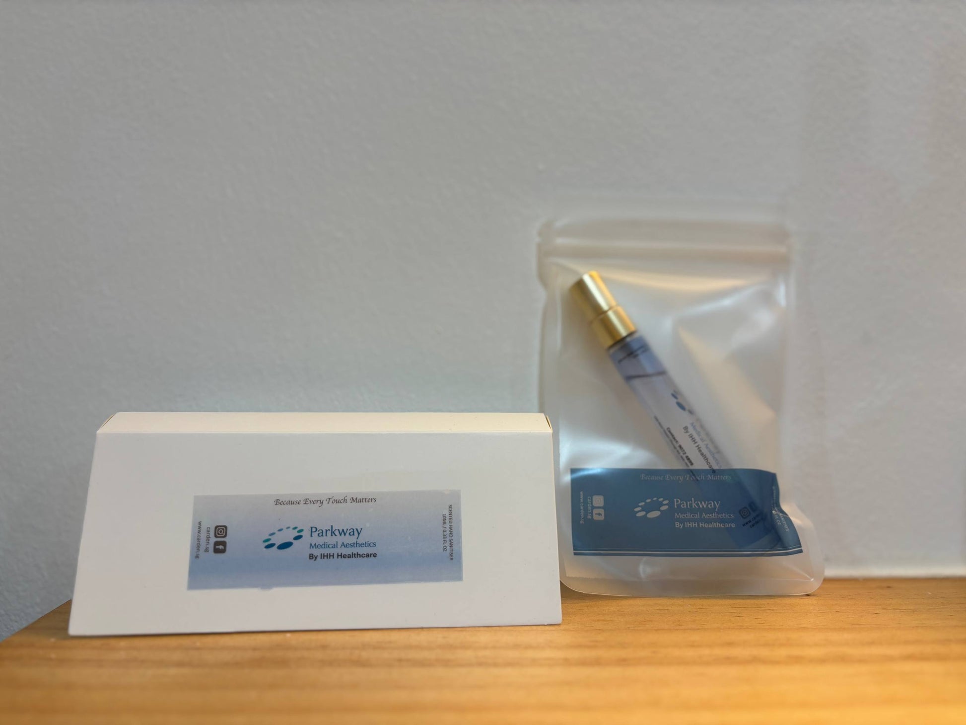 Box and Bag packaging samples for Parkway Shenton