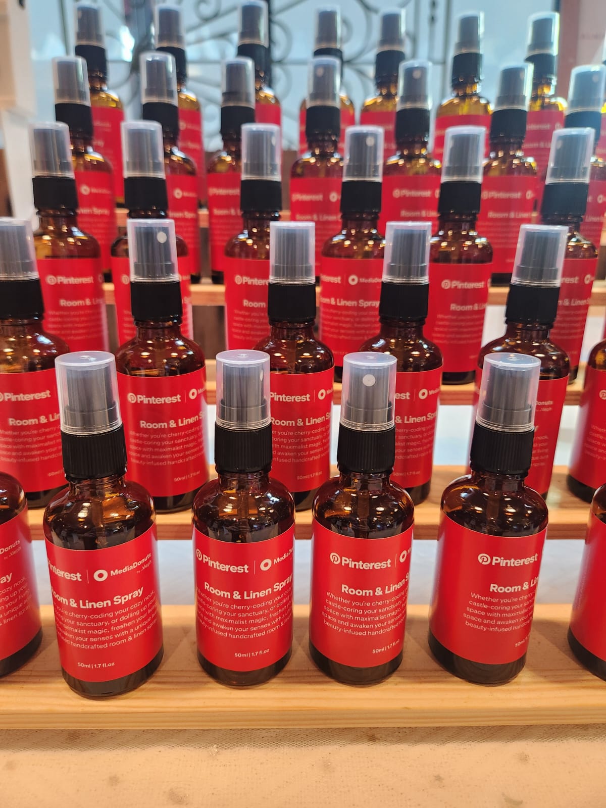 Customised Room & Linen Spray labels for Pinterest