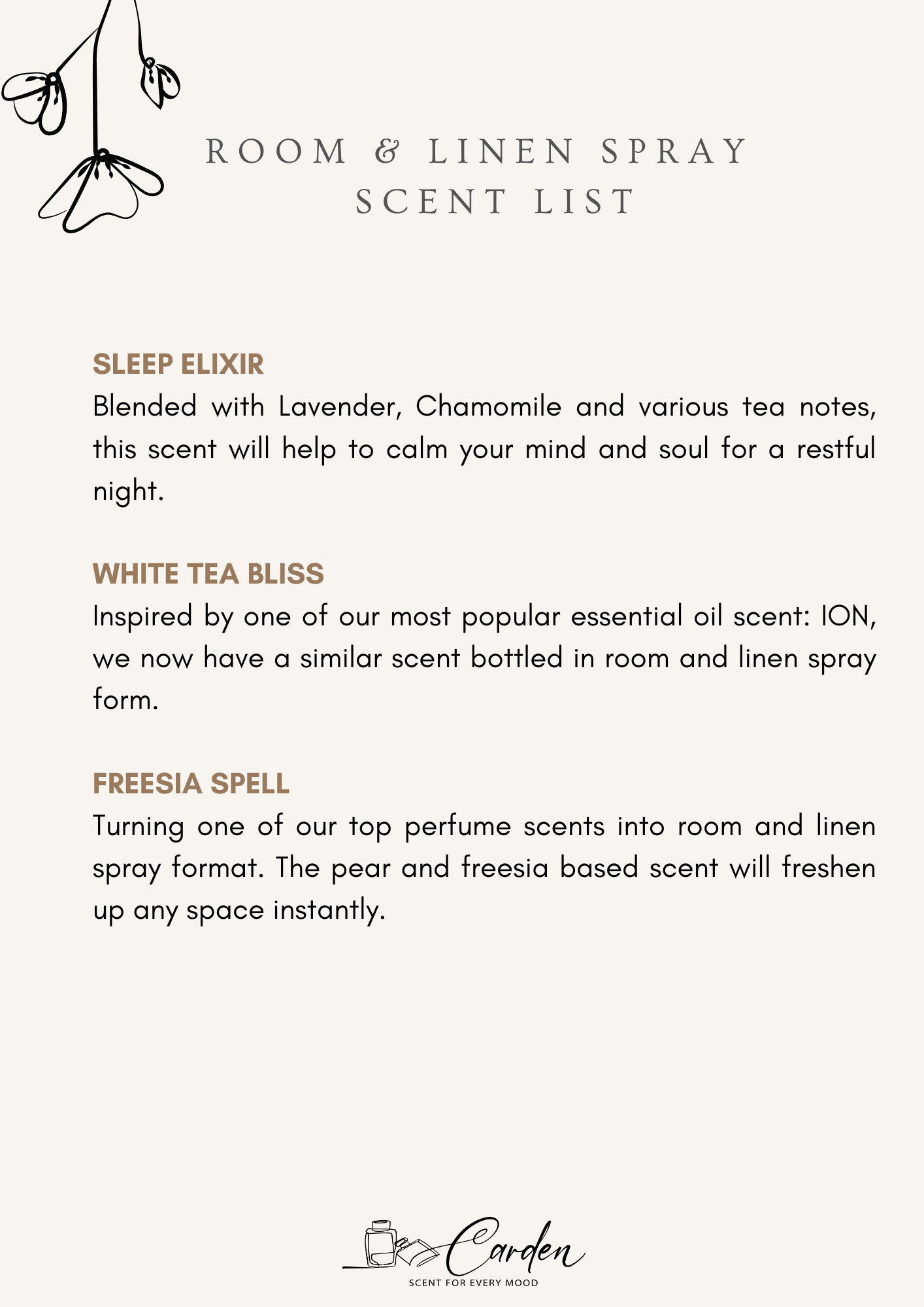 CARDEN SIGNATURE SET